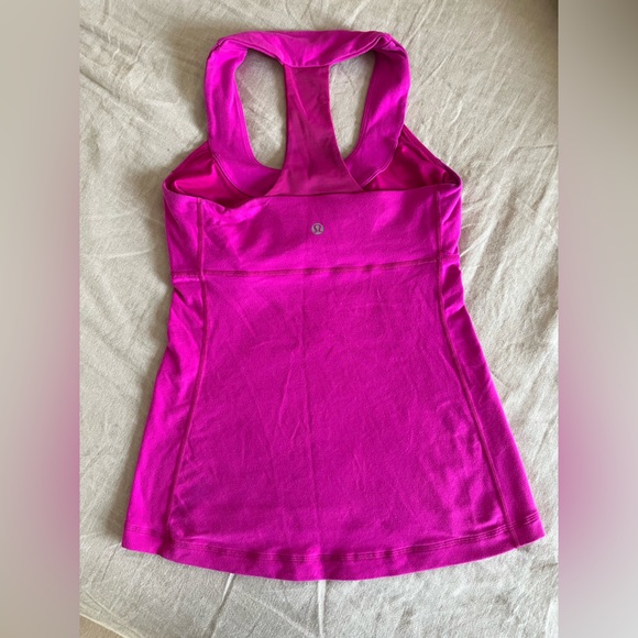 Lululemon Scoop Neck Tank - Paris Pink - Picture 4 of 5